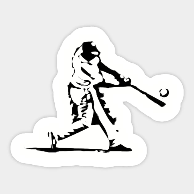 Homer Batter Sticker by DonWillisJrArt